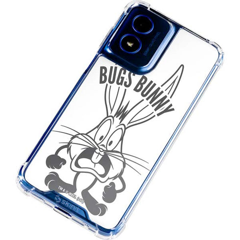 Looney Tunes Bugs Bunny Big Head Moto G 5G (2024) Clear Case